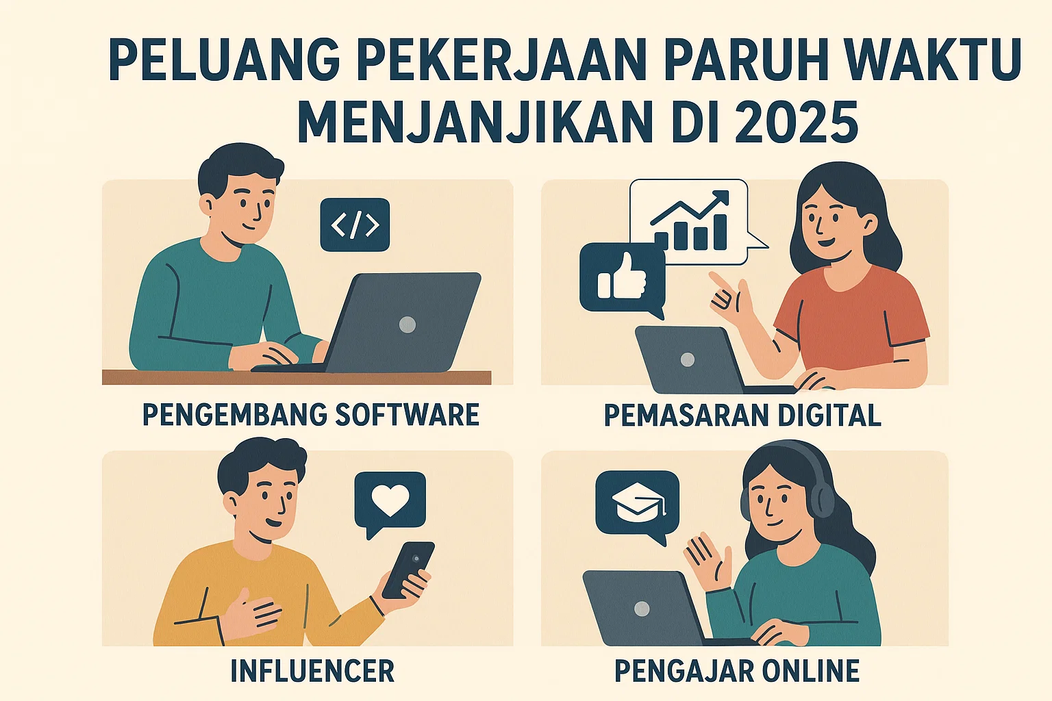 Peluang Pekerjaan Paruh Waktu Menjanjikan di 2025